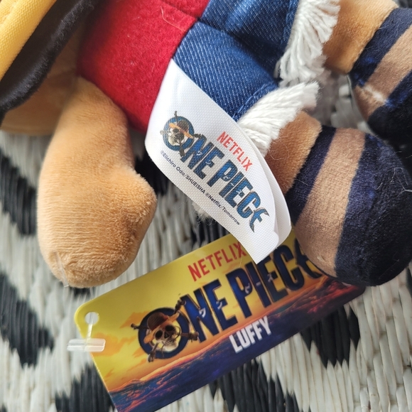 Netflix One Piece Collectible Luffy Plush Toy 8" Phat Mojo Bandit Stuffie - Picture 6 of 6